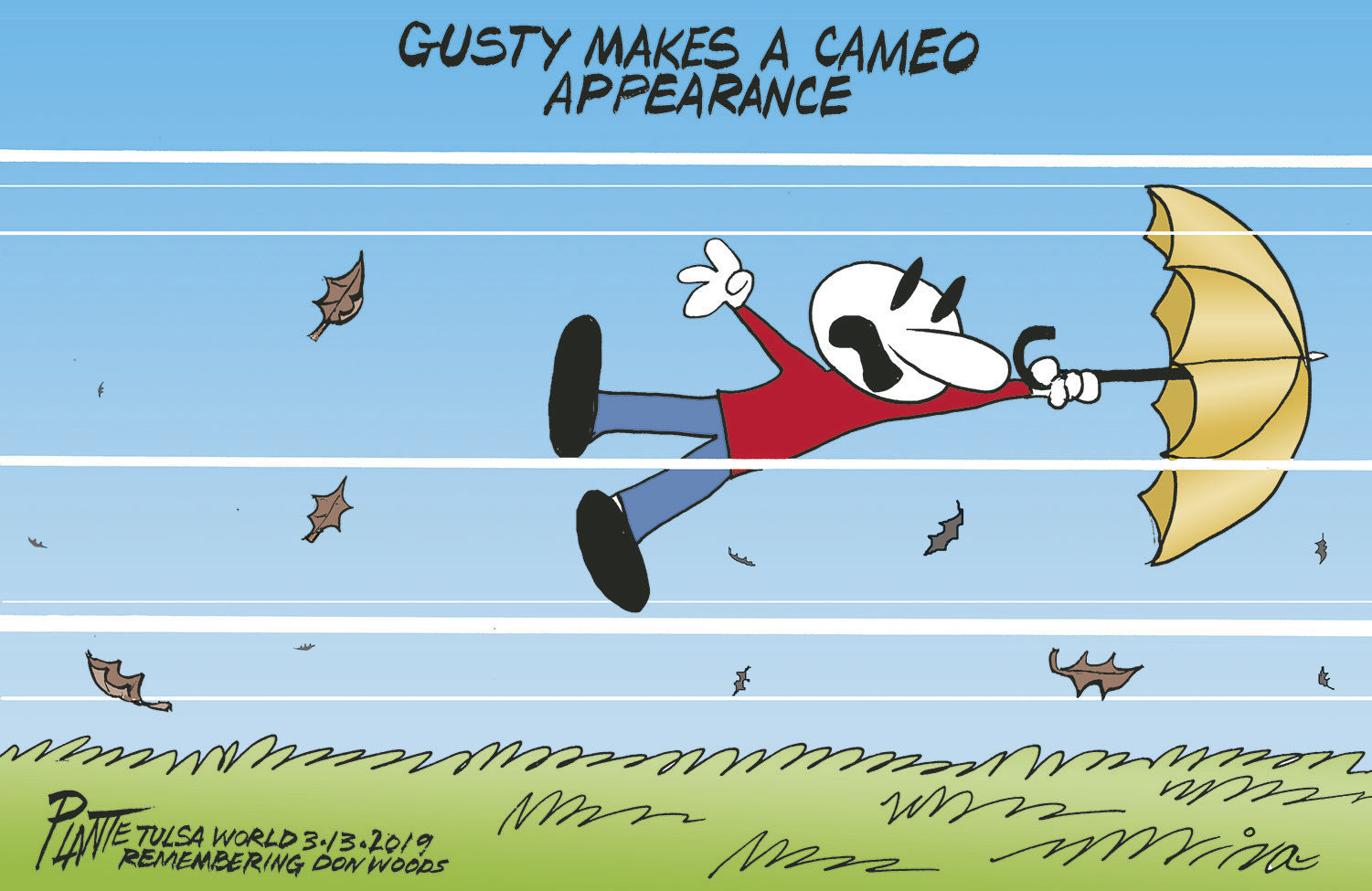 Bruce Plante Cartoon: Gusty